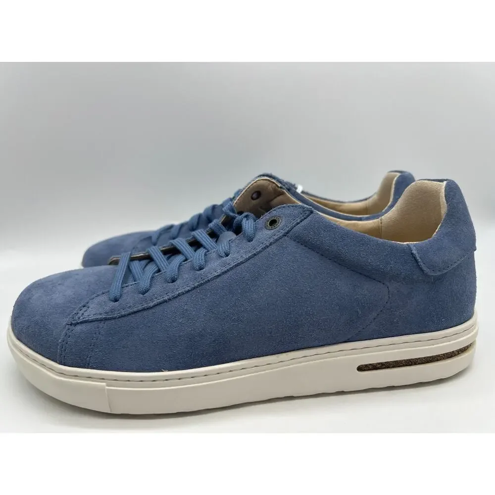 Birkenstock Bend Low Elemental Blue Suede Shoes Size W11/M9 NEW - Picture 2 of 12